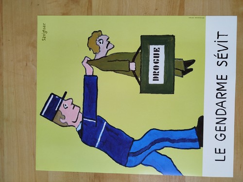 Affiche gendarmerie savignac - affiche,