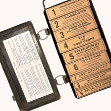 WW2 Set Medic Premiere Secours Gaz, Gas First Aid Set WWII US Reproduction Copie