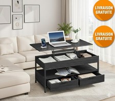 Table basse relevable avec