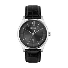 Montre Homme HUGO BOSS  DISTINCTION 1513794 Cuir Noir