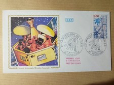 enveloppe premier jour 1982 centre national d'etudes spatiales