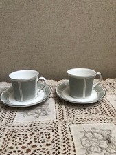 Lot de 2 tasses à thé Wedgwood Shagreen Jade du Japon