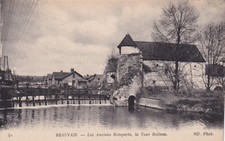 *54632 cpa 60 Beauvais - les anciens remparts , la Tour Boileau