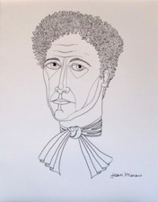 JEAN  MARAIS   LITHOGRAPHIE 