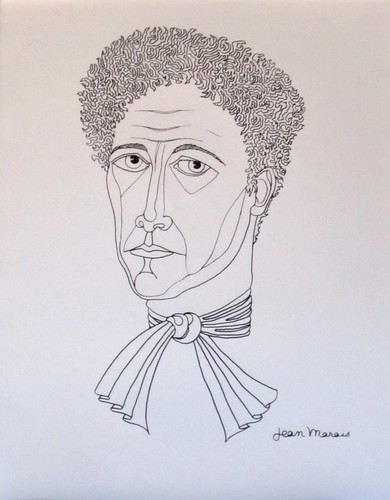 Jean marais lithographie - lithographie,