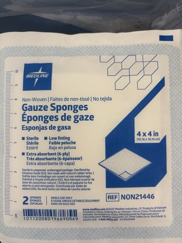 Medline sterile 4 - 4,