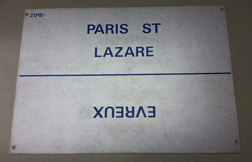 Plaque destination voiture - plaque, de