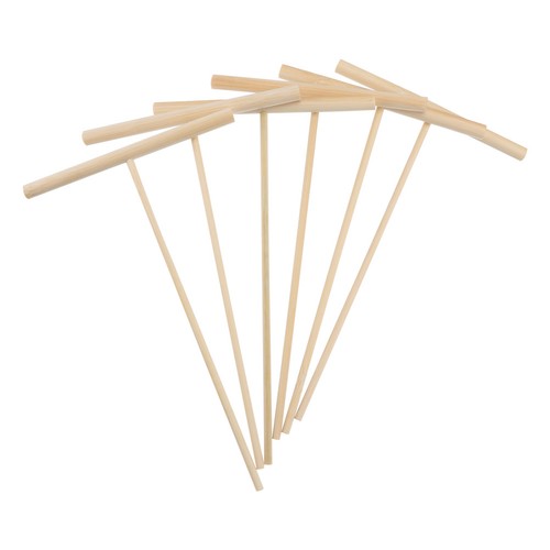 6pcs dorative bamboo rakes - 6pcs,