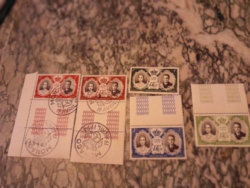 Lot timbres monaco année - timbres,