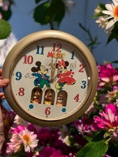 Horloge - Clock - Vintage - Disney - Mickey & Minnie Mouse - Donald Duck