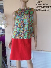TUNIQUE 100 %  SOIE  FAIT
