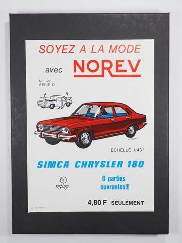 Norev affichette revendeur - -,