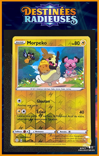 Carte pokémon morpeko - carte,