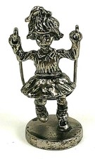  Miniature Pewter Figurine -