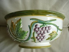 Ravissant gros POT ou CACHE-POT avec motifs en relief