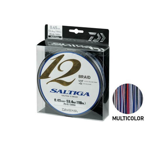 Ligne tressée daiwa saltiga - tressée,