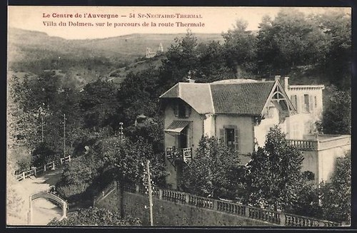 Cpa nectaire thermal villa - cpa, st-nectaire-thermal,