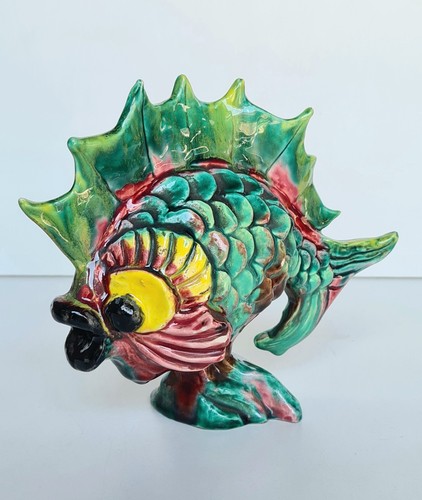 Poisson céramique vallauris - céramique,