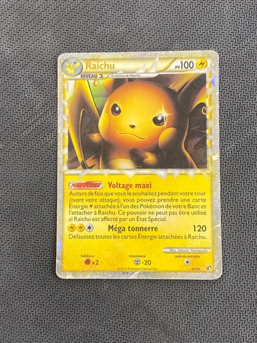 Carte pokémon raichu - pokémon,