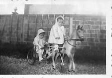 PHOTO JOUET TOY / TRICYCLE CHEVAL DE BOIS