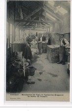 AUBUSSON : Manufacture de tapis et tapisseries Braquenié - un atelier de tein