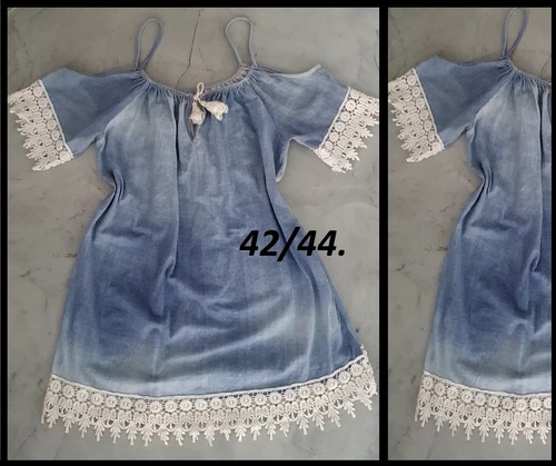 Belle tunique jeans souple - tunique,