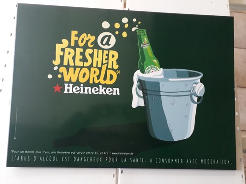 Tableau heineken bois - tableau,
