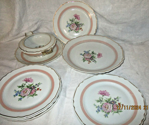 Ancien service dessert - ancien,