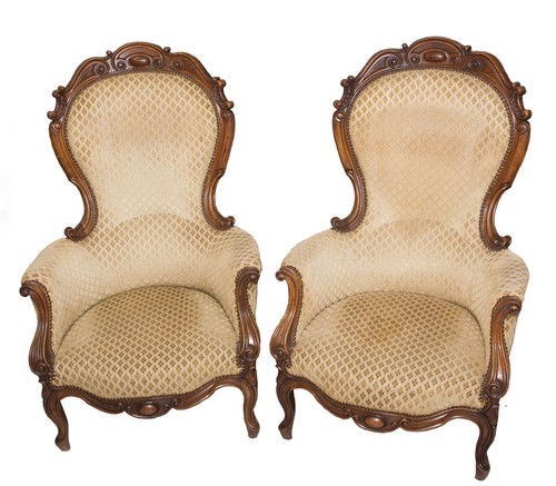 Paire bergères époque - de,
