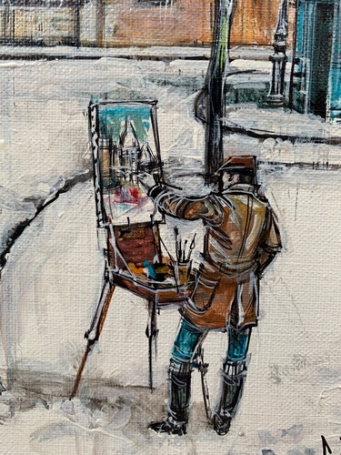 Ancien tableau paris - ,