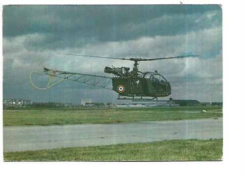 Aviation helicoptere alouette - helicoptere,