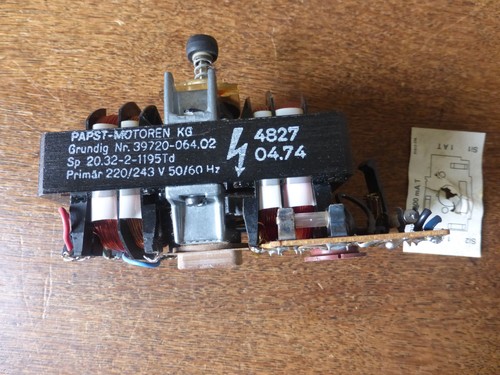 Grundig 545 moteur papst - grundig, tk