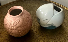 2 Vases Porcelaine de Virebent