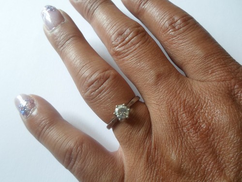 Bague argent massif - en,