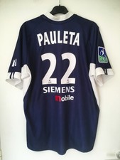 maillot girondins de Bordeaux PAULETA porté - taille XL - 2002-2003