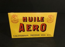 Rare tampon buvard huile AERO No bidon d’huile