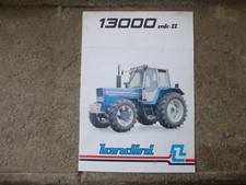 PROSPECTUS TRACTEUR LANDINI 13000 MK - 2 / -  2 et 4 roues motrices - année 1988