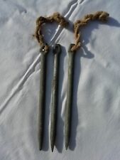 3 PIQUETS ACIER POUR ZELTBAHN 1915 TBE++ ALLEMAND 14/18