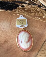 Pendentif Camée Large Rouge