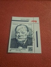 Timbre De France Oblitère Premier Jour Winston Churchill 1874 - 1965