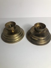 Lot De 2 Anciens Bougeoirs En