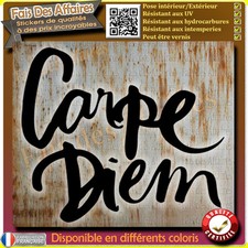 sticker autocollant carpe diem decal 