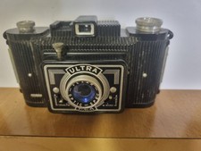 ANCIEN  APPAREIL PHOTO ULTRA FEX  AVEC SON ETUI EN CUIR,