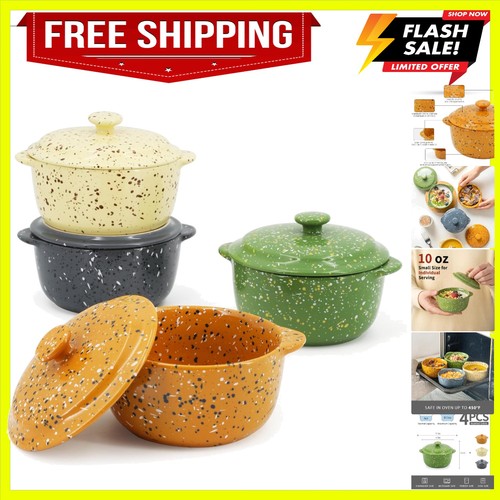 Ceramic mini cocotte set - oz,