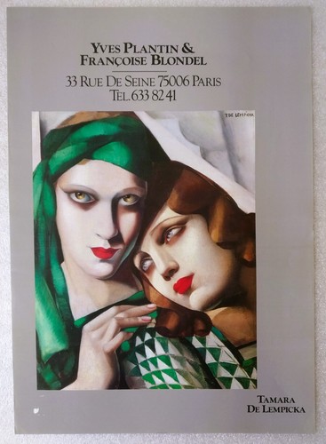 Tamara lempicka affiche - tamara, de