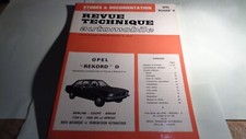 RTA - OPEL REKORD D - BERL/COUP/BREAK - 1700S/1900SH/SPRINT  -  1974