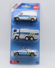 SIKU 1824 Lot de 3 Police
