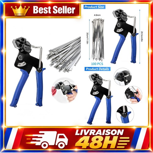 Kit 100 colliers serrage - kit,