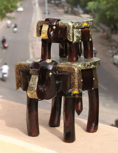 Tabouret éléphant bois - tabouret,