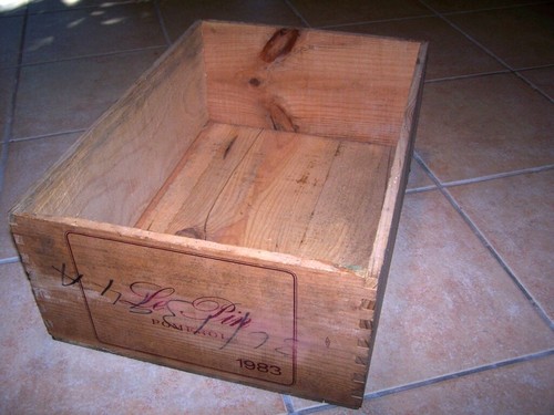 Caisse bois vide chateau - caisse,